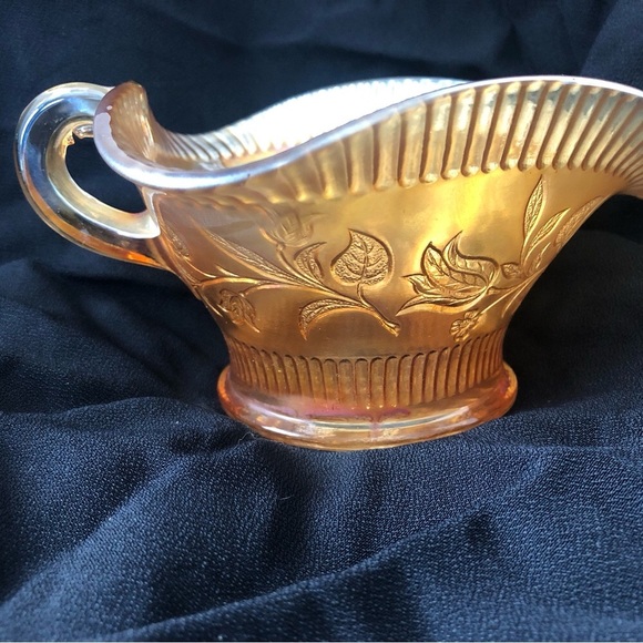 Carnival glass Dugan marigold windflower nappy - Picture 2 of 8